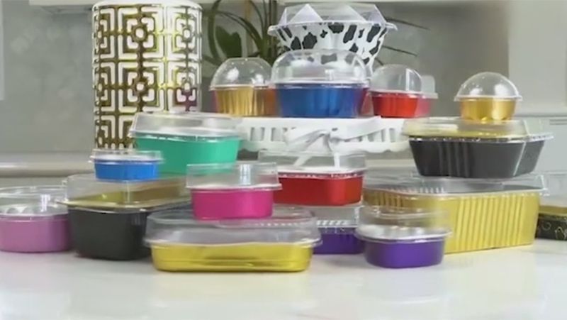 Colorful Aluminum Foil Container