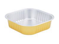 Square Smoothwall Aluminum Foil Container