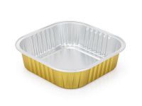 Square Smoothwall Aluminum Foil Container