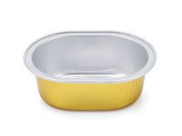 Oval Smoothwall Aluminum Foil Container