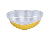 Heart Shaped Smoothwall Aluminum Foil Container