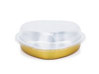 Heart Shaped Smoothwall Aluminum Foil Container