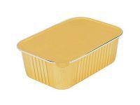 Rectangular Sealable Aluminum Foil Container