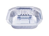 Square Wrinklewall Aluminum Foil Container