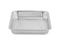 Square Wrinklewall Aluminum Foil Container