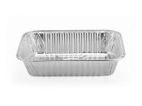 Rectangular Wrinklewall Aluminum Foil Container, G rim
