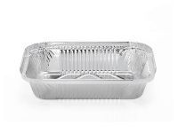 Rectangular Wrinklewall Aluminum Foil Container, L rim