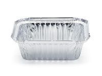 Rectangular Wrinklewall Aluminum Foil Container, L rim
