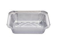 Rectangular Wrinklewall Aluminum Foil Container, L rim