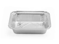 Rectangular Wrinklewall Aluminum Foil Container, L rim