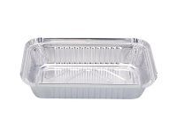 Rectangular Wrinklewall Aluminum Foil Container, L rim