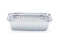 Rectangular Wrinklewall Aluminum Foil Container, L rim