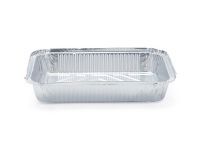 Rectangular Wrinklewall Aluminum Foil Container, L rim