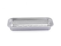 Rectangular Wrinklewall Aluminum Foil Container, L rim