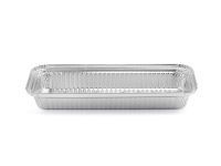 Rectangular Wrinklewall Aluminum Foil Container, L rim