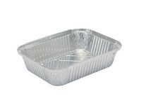 Rectangular Wrinklewall Aluminum Foil Container, L rim