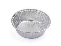 Round Wrinklewall Aluminum Foil Container, G rim