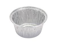 Round Wrinklewall Aluminum Foil Container, G rim
