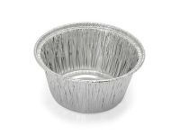 Round Wrinklewall Aluminum Foil Container, G rim