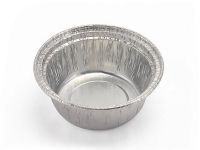 Round Wrinklewall Aluminum Foil Container, G rim