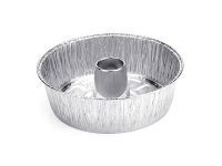 Round Wrinklewall Aluminum Foil Container, G rim