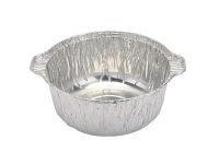 Round Wrinklewall Aluminum Foil Container, G rim