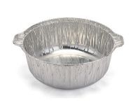 Round Wrinklewall Aluminum Foil Container, G rim